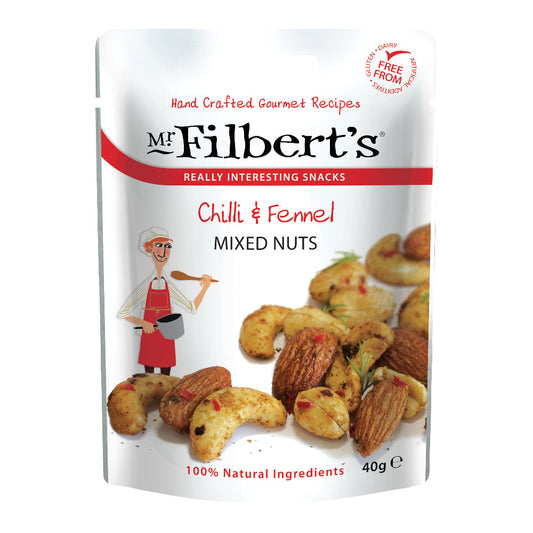 Mr Filbert's Chilli & Fennel Mixed Nuts (40g)
