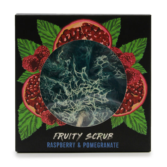 Fruity Scrub Soap on a Rope - Raspberry & Pomegranate