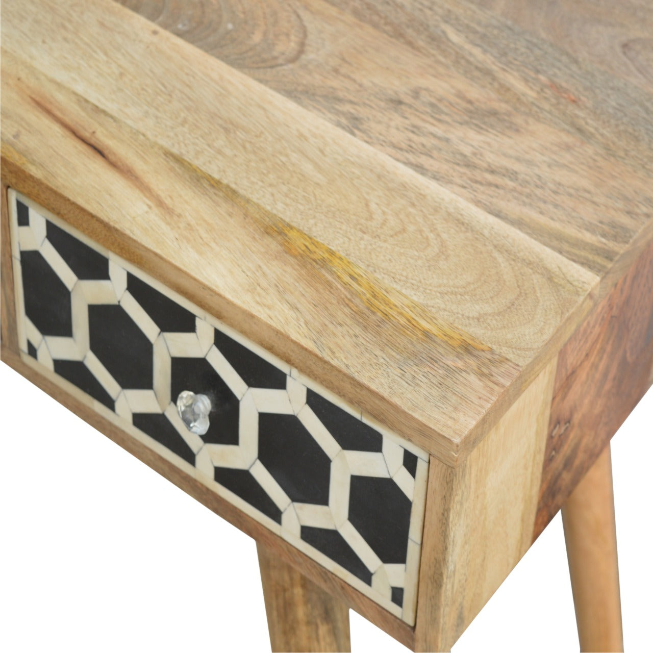 Solid Wood Bone Inlay Writing Desk