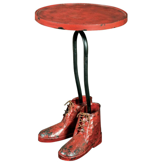 TIPTON - Red Boots Side Table
