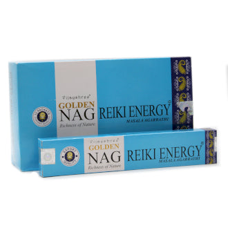 15g Golden Nag Champa Incense Sticks- Reiki Energy