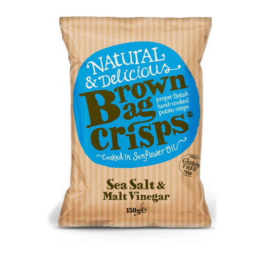 Brown Bag Sea Salt & Malt Vinegar Crisps