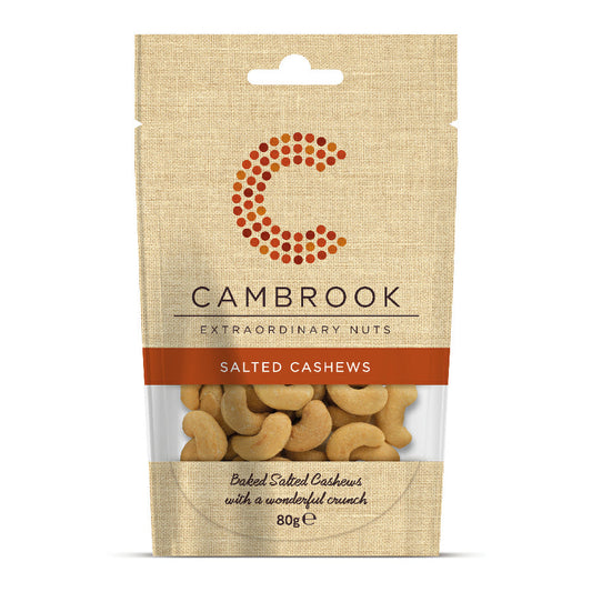 Cambrook Baked & Salted Cashews (80g)