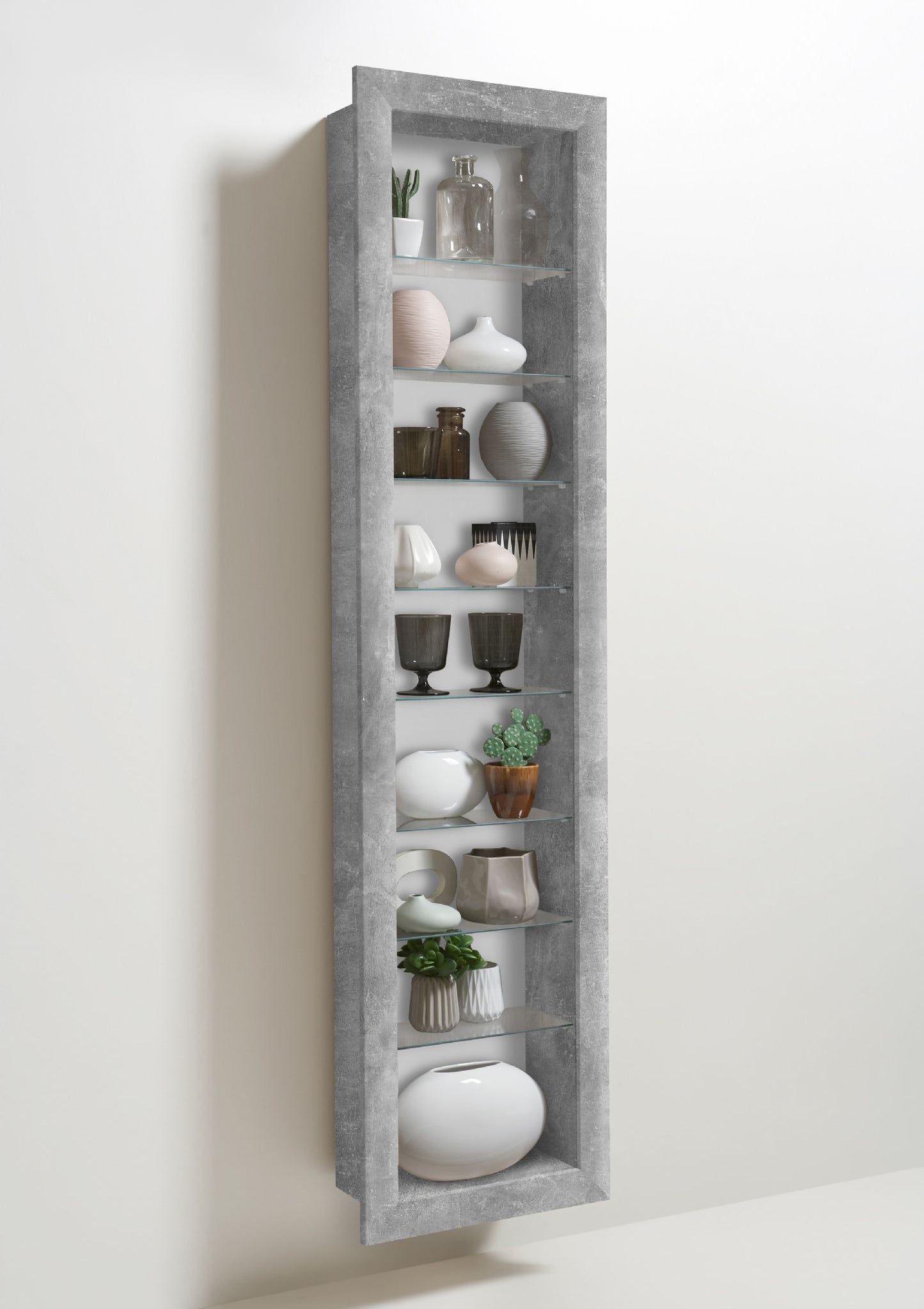 Wall Mounted Cabinet Grey