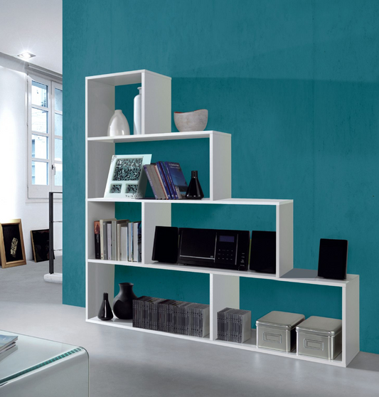 Bookcase White Gloss Lounge Furniture