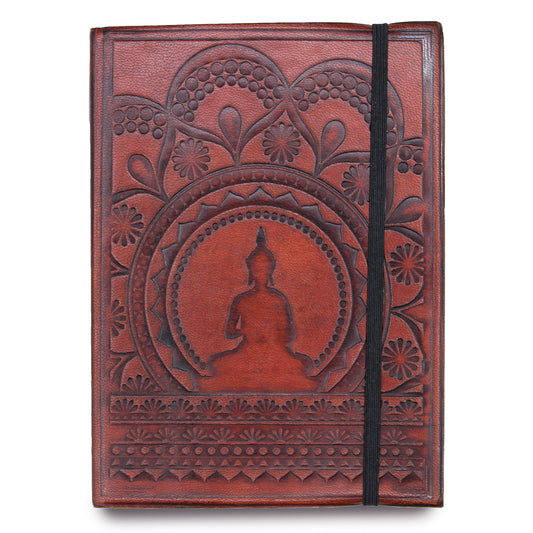 Notebook with strap - Tibetan Mandala