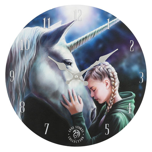 The Wish Wall Clock By Anne Stokes