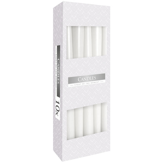 Taper Candles ( Pack of 10 ) - white